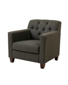 Clopton 26 '' Wide Tufted Polyester Armchair (synthetic illustration; no displayed measurements)