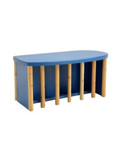 Birch Dell Shoe Storage Bench - Blue