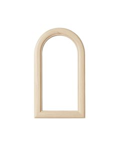 Aspen Bridge Framed Wall Mirror - Beige