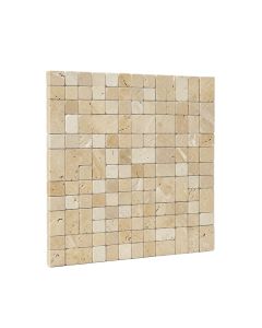 12 '' X 12 '' Natural Stone Peel & Stick Mosaic Tile (synthetic illustration; no displayed measurements)