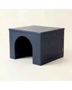 Clay Bluff Empty Furniture-Style Litter Enclosure - Navy (synthetic illustration; no displayed measurements)