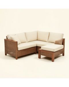 Paille Outdoor Sofa Patio Sectional With Cushions (synthetic illustration; no displayed measurements)