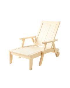 Hill Bend Outdoor Lounge Chair - Ivory (synthetic illustration; no displayed measurements)