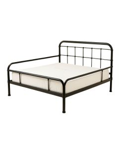 Francis Farmhouse Metal Platform Bed (synthetic illustration; no displayed measurements)