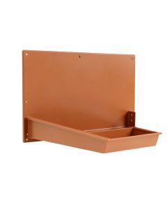 Dawn Bridge Empty Wall-Mounted Tool Organizer Panel - Terracotta (synthetic illustration; no displayed measurements)