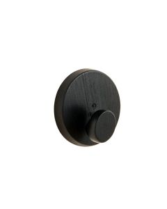 Moss Bluff Wall-Mounted Robe Hook - Black