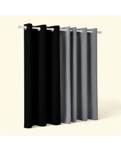 Sonja Mix And Match Solid Blackout Thermal Grommet Curtain Panels (synthetic illustration; no displayed measurements)