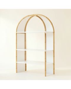 Hill Brook Freestanding Bookcase - White (synthetic illustration; no displayed measurements)