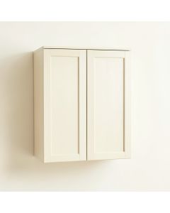 Spruce Bluff Wall-Mounted Laundry Cabinet - Ivory (synthetic illustration; no displayed measurements)
