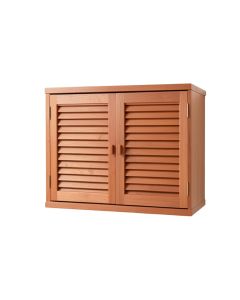 Hazel Bluff Wall-Mounted Entry Cabinet - Terracotta