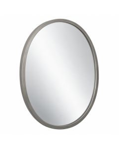Lake Bridge Framed Wall Mirror - Gray