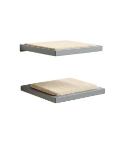 Olive Brook Wall-Mounted Cat Perch - Gray (synthetic illustration; no displayed measurements)
