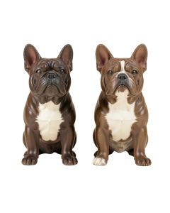2 Piece Ridgemoor Sleeping French Bulldog Statue Set