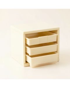 Holly Branch Small-Parts Storage Drawer Cabinet - Ivory (synthetic illustration; no displayed measurements)