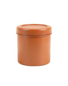 Linden Branch Storage Canister With Lid - Terracotta