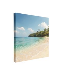 Hawaii Blue Beach Photographic Print On Canvas