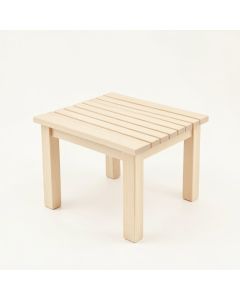 Vale Branch Compact Balcony Table - Ivory (synthetic illustration; no displayed measurements)