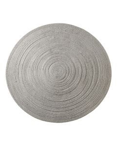 Pine Bridge Round Area Rug - Gray (synthetic illustration; no displayed measurements)