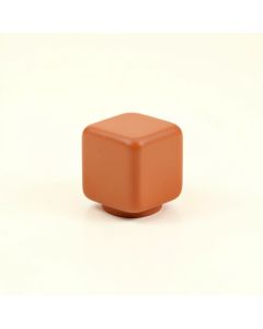Ridge Crest Cabinet Knob Without Packaging - Terracotta (synthetic illustration; no displayed measurements)