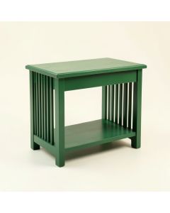 Dawn Bend Small Writing Desk - Green (synthetic illustration; no displayed measurements)