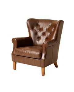 Osterhout 28 '' Wide Tufted Wingback Chair (synthetic illustration; no displayed measurements)