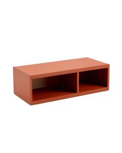 Dune Edge Shoe Storage Bench - Terracotta (synthetic illustration; no displayed measurements)