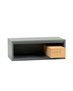 Hill Brook Shoe Storage Bench - Gray