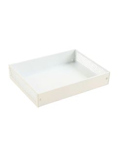 Holly Canyon Empty Under-Desk Cable Tray - White (synthetic illustration; no displayed measurements)