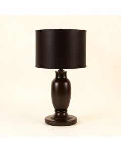 Saluzzo 23 '' Dark Brown Table Lamp (synthetic illustration; no displayed measurements)