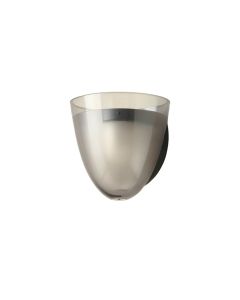 Bay Crossing Wall Sconce Mounted On A Plain Wall - Gray