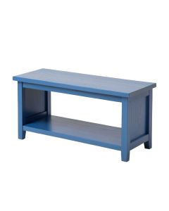 Heath Bend Indoor Bench - Blue (synthetic illustration; no displayed measurements)