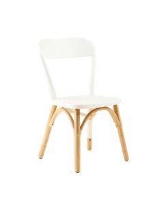 Linden Edge Dining Chair - White