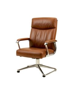 Bloomingburg Genuine Leather Conference Chair