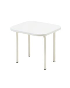 Maple Canyon Compact Balcony Table - White (synthetic illustration; no displayed measurements)
