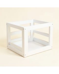 Oak Canyon Empty Furniture-Style Pet Crate - White (synthetic illustration; no displayed measurements)