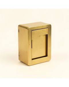 Brass Mail Slot (synthetic illustration; no displayed measurements)
