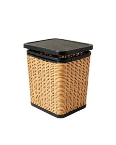 Dawn Bridge Laundry Hamper - Black