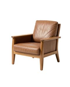 Farryn 26 '' Wide Top Grain Leather Lounge Chair