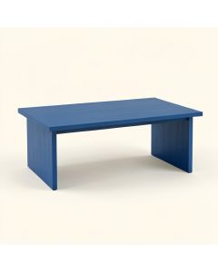 Maple Bend Desktop Monitor Riser - Blue (synthetic illustration; no displayed measurements)