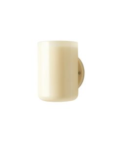 Moss Arc Wall Sconce Mounted On A Plain Wall - Ivory