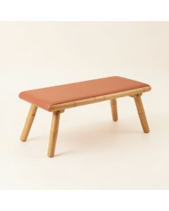 Ash Dell Indoor Bench - Terracotta (synthetic illustration; no displayed measurements)