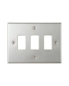Classic Beaded 3-Gang Toggle Light Switch Wall Plate