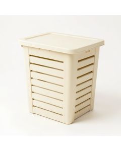 Shore Crest Closed Garden Compost Bin - Cream (synthetic illustration; no displayed measurements)