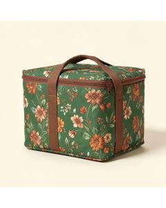 Floral Insulated Lunch Bag (synthetic illustration; no displayed measurements)