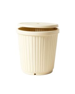 Vale Bluff Closed Garden Compost Bin - Cream (synthetic illustration; no displayed measurements)