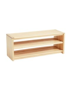 Oak Crest Shoe Storage Bench - Beige (synthetic illustration; no displayed measurements)