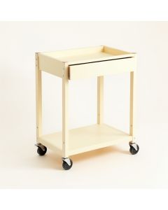 Clay Canyon Empty Rolling Workshop Cart - Ivory (synthetic illustration; no displayed measurements)