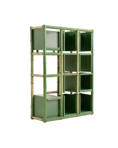 Olive Bend Empty Vertical Garden Frame - Green