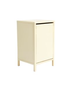 Spruce Bend Freestanding Pull-Out Hamper Cabinet - Cream