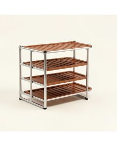 21 Pair Stackable Shoe Rack (synthetic illustration; no displayed measurements)